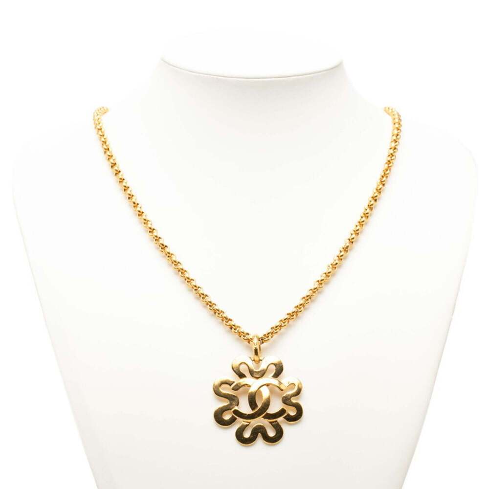 CHANEL Gold Logo Necklace - Picture 6 of 6